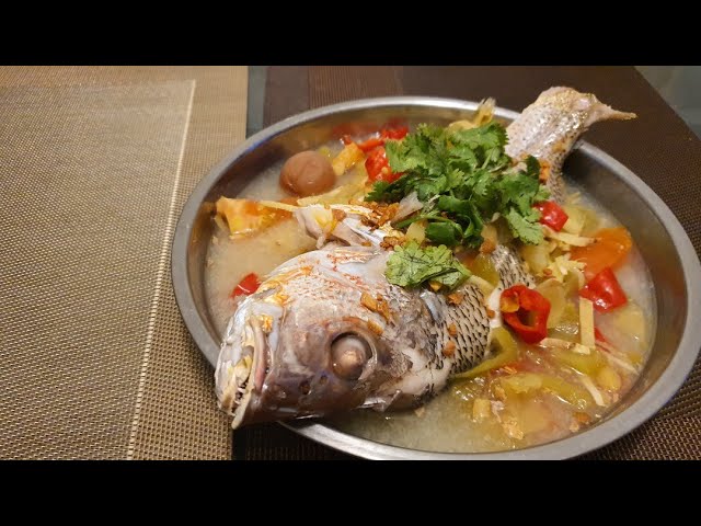 CNY recipe - teochew steamed fish | how to make sure it's sour enough?