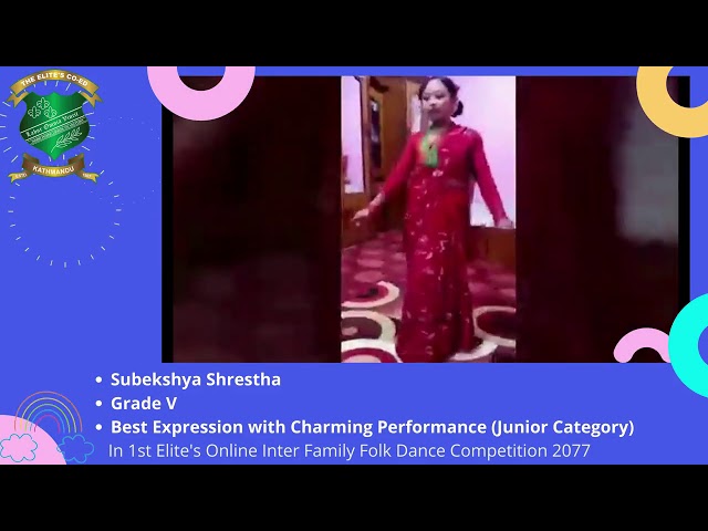 Subekshya Shrestha "Best Expression with Charming Performance"