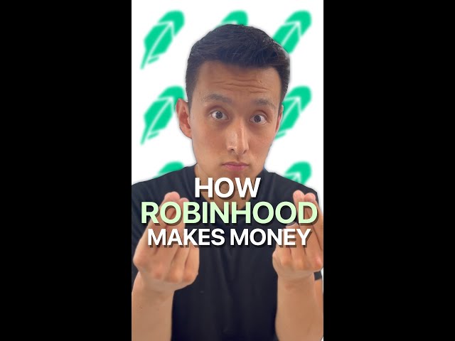 How ROBINHOOD makes MONEY 🔫 #shorts