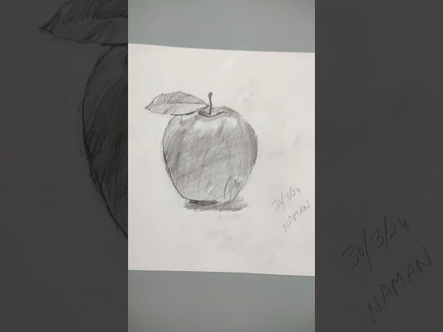 apple pencil shading #shortsvideo #shorts #apple #drawing