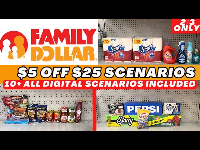 Family Dollar $5 Off $25 Deals 2/3 | All Digital Couponing | Learn how to coupon at Family Dollar