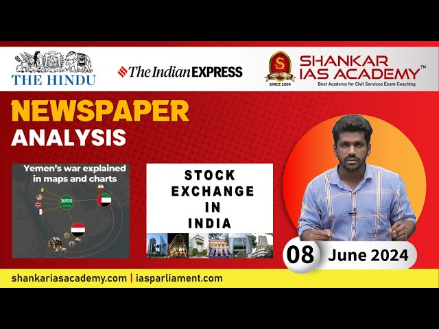 Newspaper Analysis | The Hindu | Editorial | 08 June 2024 | UPSC | Shankar IAS Academy