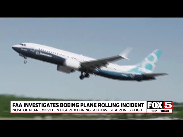 FAA investigating Boeing plane rolling incident