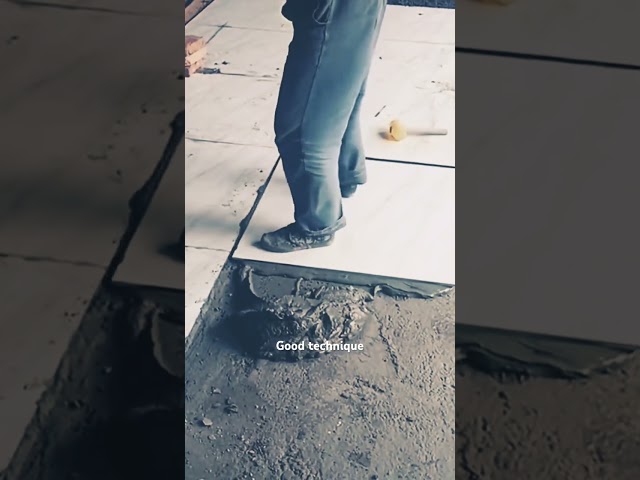 Ingenious tiling floor technique