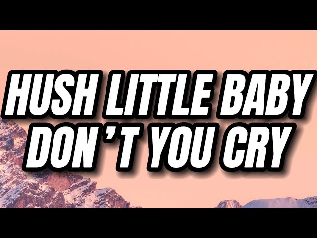 Eminem - Hush little baby you cry (Mockingbird) (Lyrics)