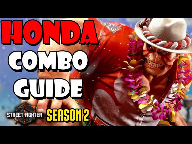 E. Honda Combo Guide - Street Fighter 6 Season 2