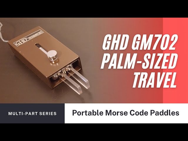 GHD GM702 Palm-Size Travel Morse Code Paddle