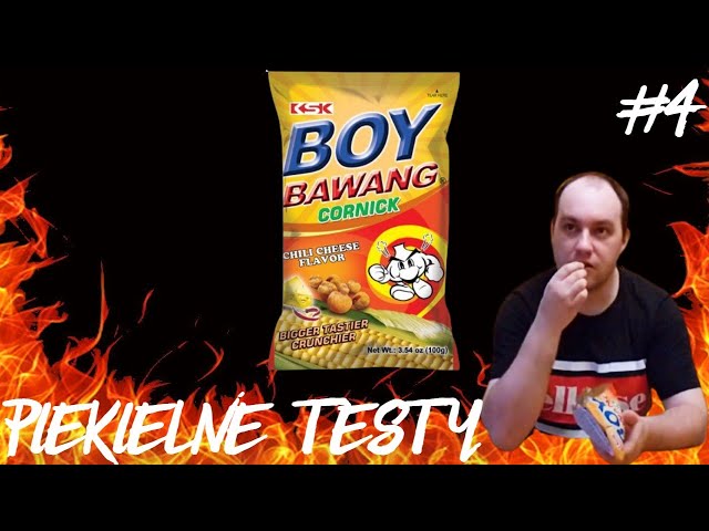 Piekielne Testy #4 - Boy Bawang Fried Corn Chilli Cheese Flavour