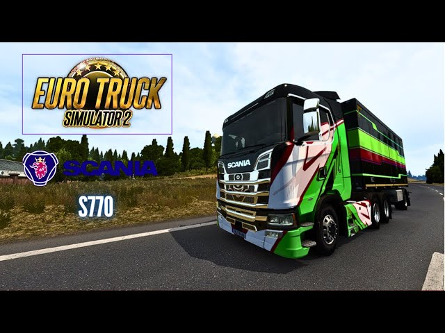 Scania S770 v8 - Euro Truck Simulator 2 | Logitech G29 Gameplay