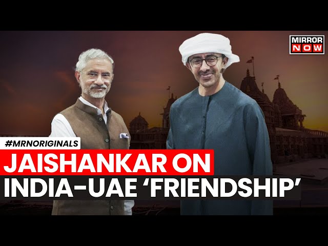 India-UAE Ties | Jaishankar Visits Abu Dhabi’s BAPS Hindu Temple | Says ‘Symbol of Friendship’