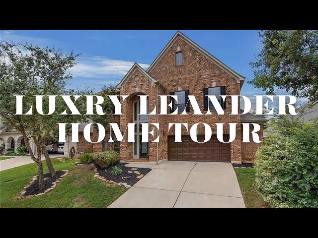 HUGE HOME W/ LUXURY POOL | Leander Home Tour