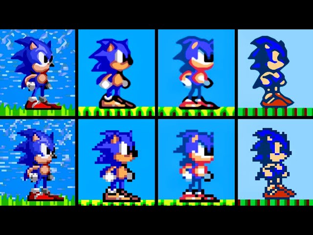 Sonic The Hedgehog in HD Versions Comparison