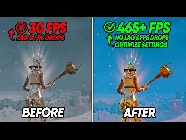 How to INSTANTLY BOOST FPS in FORTNITE (- (Max FPS + 0 Ping) 🔧)