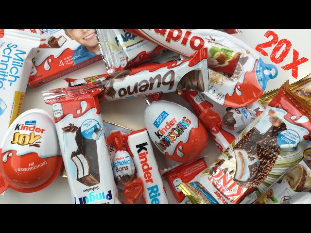 All Ferrero Kinder Candys TEST