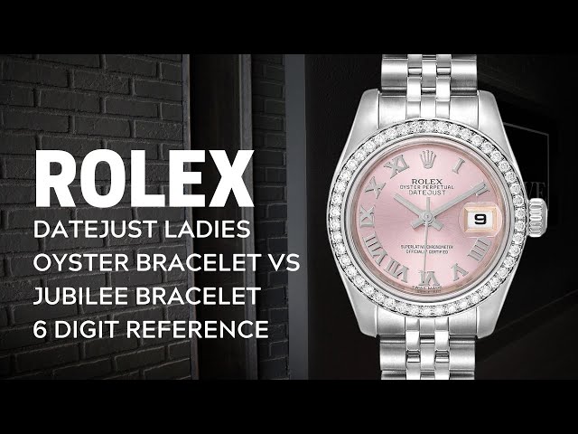 Rolex Datejust Ladies Oyster Bracelet vs Jubilee Bracelet 5 Digit Reference | SwissWatchExpo