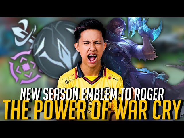 NEW SEASON EMBLEM TO ROGER | THE POWER OF WAR CRY
