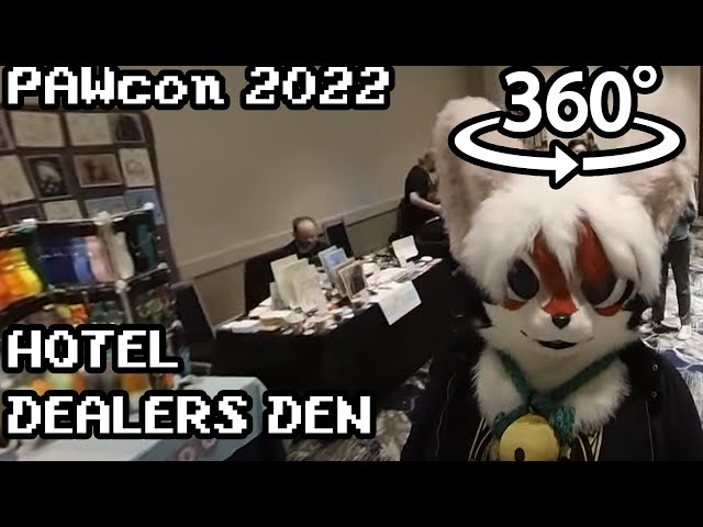 [4k 360VR] PAWcon 2022 Dealers Den and Hotel Walking Tour