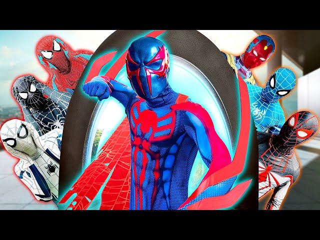TEAM SPIDER-MAN vs BAD GUY TEAM | The Spider-Verse: SPIDER-MAN 2099 3.0 ( Live Action )