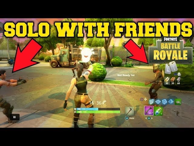 HOW TO PLAY SOLO WITH FRIENDS! | NEW WORKING FORTNITE BATTLE ROYAL GLITCH (GAME-BREAKING)
