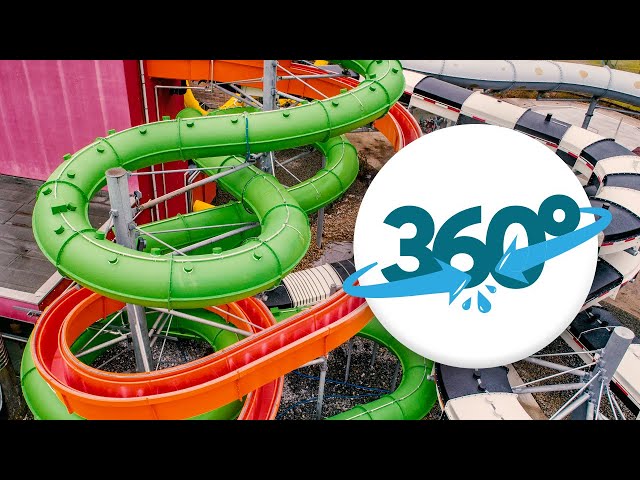 [360° VR] All Water Slides at AquaMagis Plettenberg in Virtual Reality!