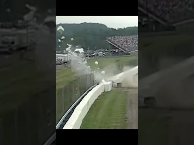 Coming in HOT! Jimmie Johnson’s wall collision at Watkins Glen | #shorts | NASCAR