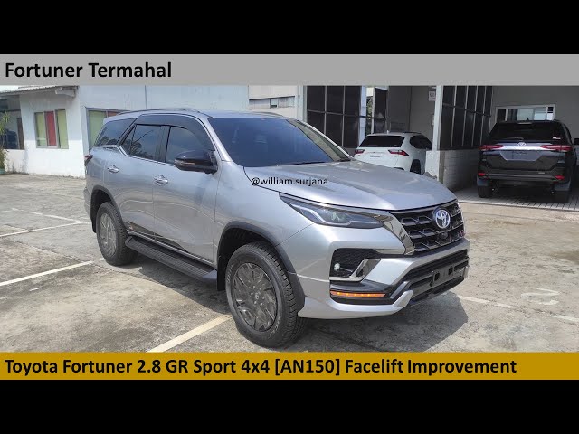 Toyota Fortuner 2.8 GR Sport 4x4 [AN150] Facelift Improvement review - Indonesia