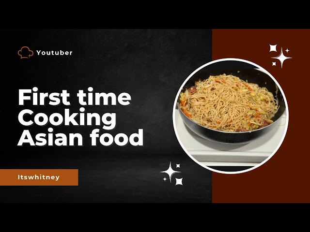 FIRST TIME COOKING ASIAN FOOD! (EASY RECIPE)