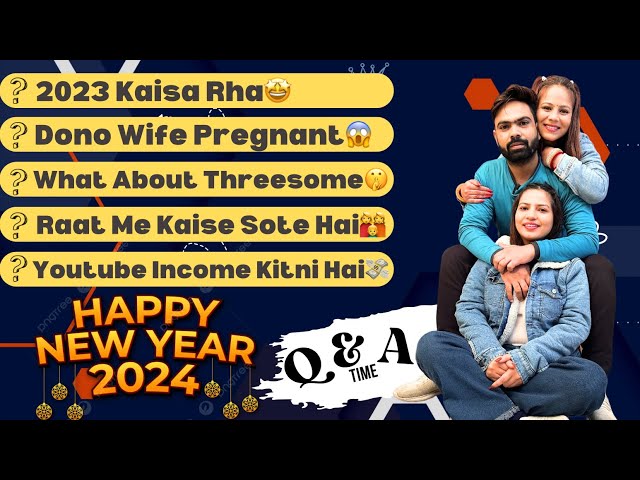 DONO WIFE KE SATH LIFESTYLE ? | QNA About 2023 | SUNNY FAMILY @Roopmansivlog
