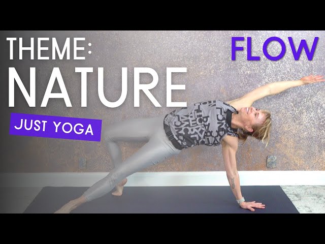 Flow Yoga on Nature 🌳 & Beauty. 20 min 'Just Yoga'/Vinyasa with Rie. Get in a Good Mood Yoga