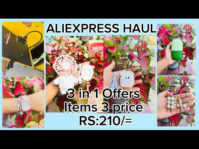 ALIEXPRESS HAUL 🤩🥰06 THINGS TOTAL PRICE 1156/= #unboxingvideo #aliexpress