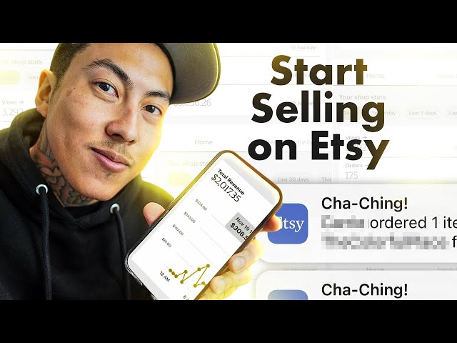 Start Selling On Etsy in 4 Easy Steps - Beginners 2024 Walkthrough