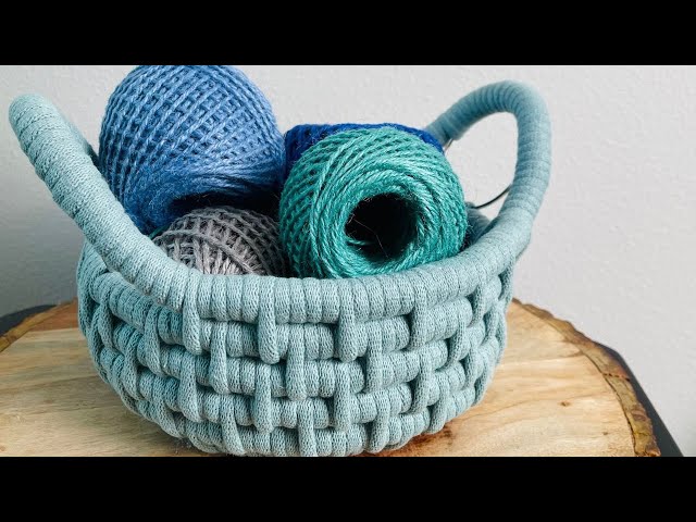 How to Add Handles to a Coiled Basket