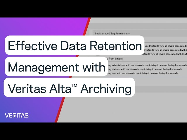 Effective Data Retention Management