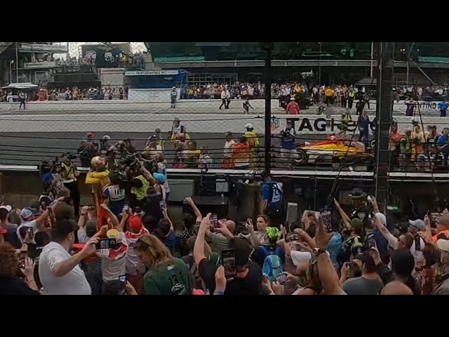 Last Lap of the 2024 Indy 500  ( in 360 ! )