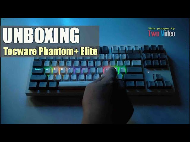Tecware Phantom+ Elite 87 RGB Mechanical Keyboard Sound & RGB Sync Test