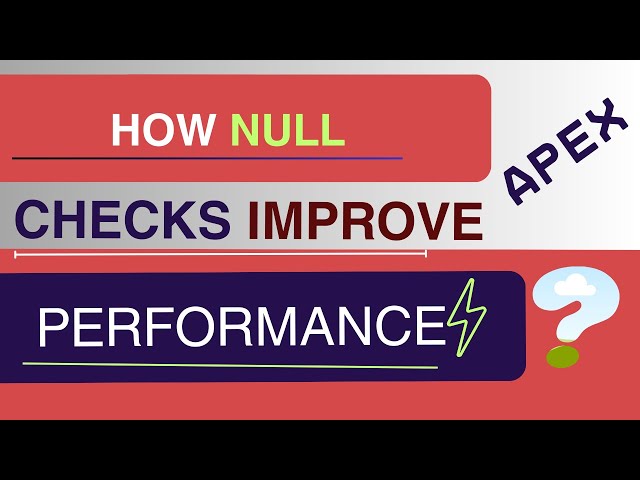 Improve Performance by Avoiding Null Values #apex #salesforceapex
