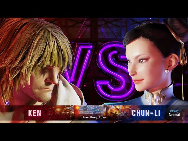 Street Fighter 6 - Ken vs Chun Li
