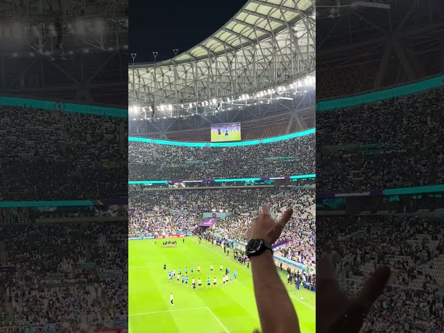 Argentina Fans vs Mexico - World Cup Qatar 2022 - Lusail Stadium #shorts