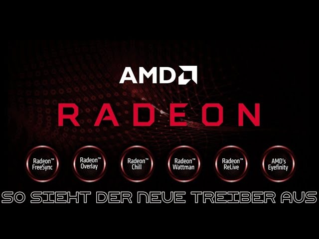 Erklärung AMD Grafiktreiber # Oberfläche, Aktualisierung, AMD ReLive, Einstellungen