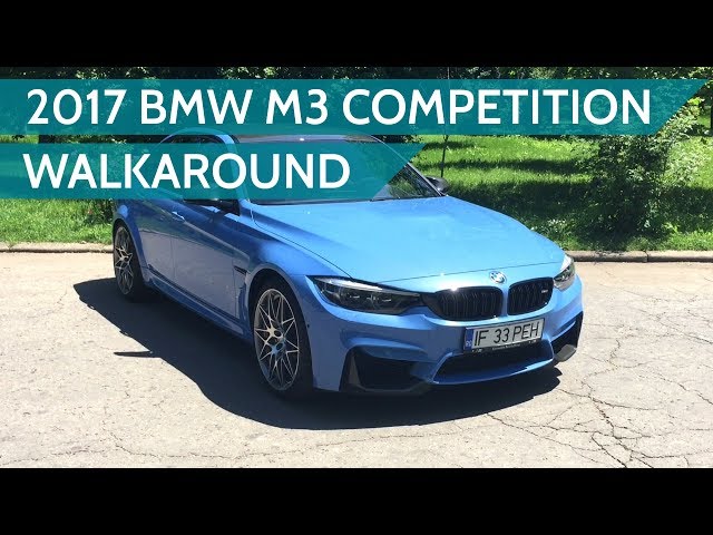 2017 BMW M3 Competition Package walkaround, features & sound