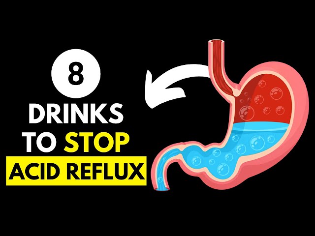 8 Drinks to STOP Acid Reflux