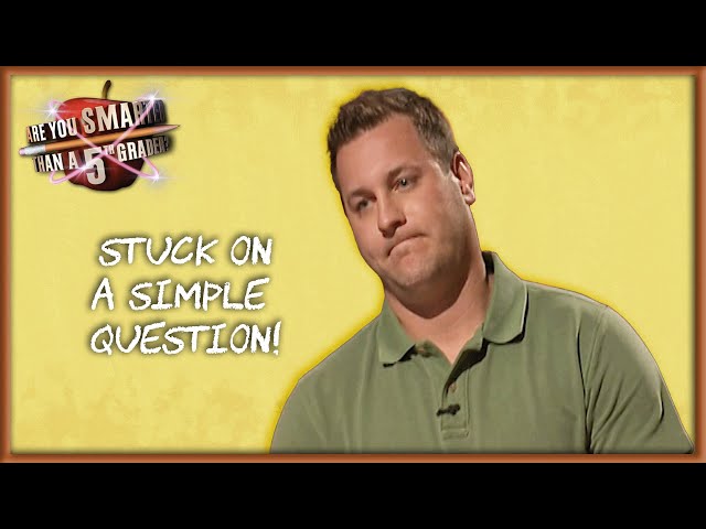 Stuck On A Simple Noun Question | Are You Smarter Than A 5th Grader?