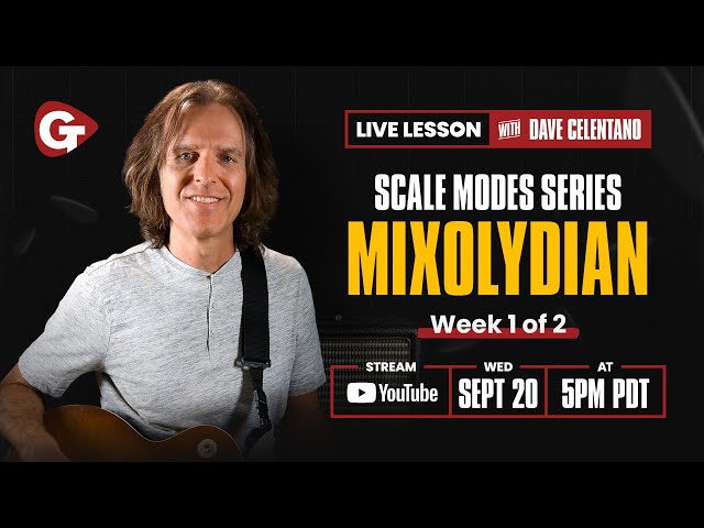 Scale Series: Modes For Guitar -- Mixolydian Week 1/2 | Guitar Tricks