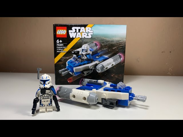 LEGO STAR WARS | Captain Rex Y-wing microfighter review build speed / 99 pieces.