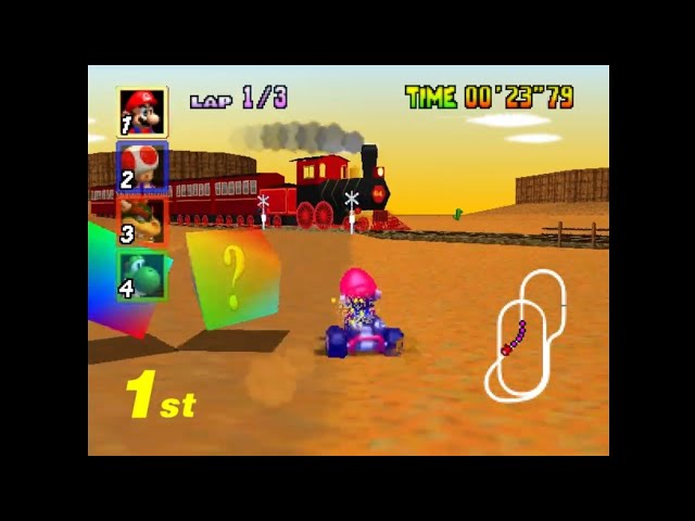 Прохождение Mario Kart 64 (на эмуляторе Nintendo 64)