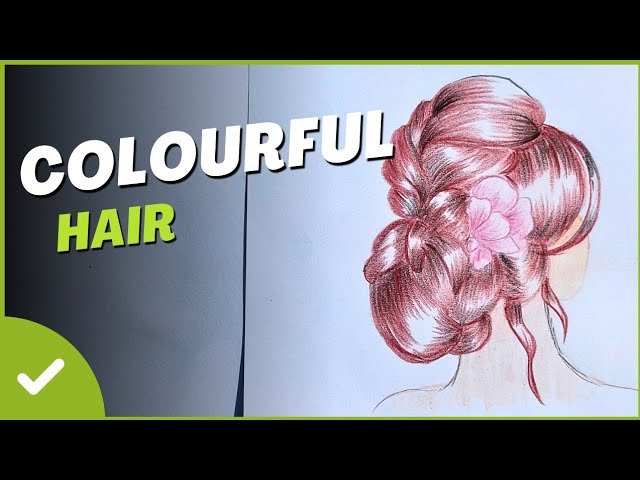 how to draw a colourful bun #artistibian #myart