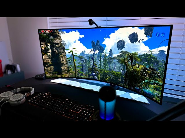 Avatar Frontiers of Pandora looks INCREDIBLE on this 2024 45" UltraWide OLED | LG 45GS96QB Gameplay