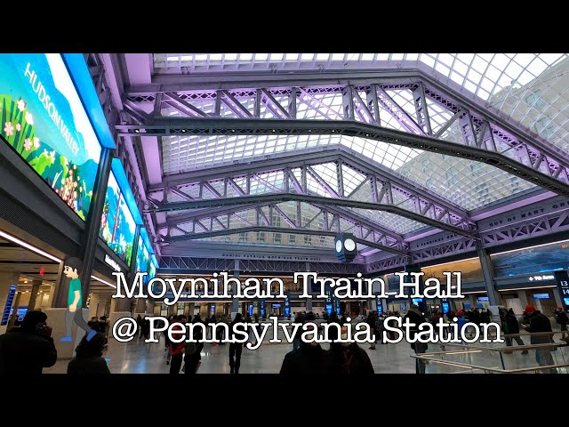 4K NYC Walking Tour🚶🏻‍♂️Moynihan Train Hall @ Pennsylvania Station 😲😍