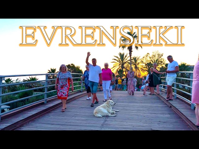 Side EVRENSEKI Promenade am Abend - Türkei HEUTE  #side #kumköy #türkei #sideturkey