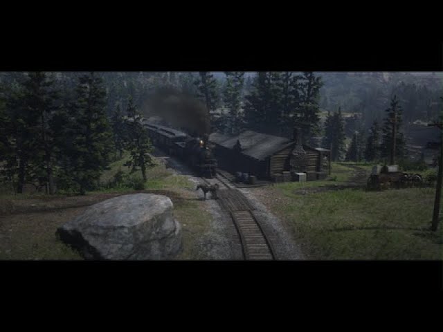 Red Dead Redemption 2 , Train vs Horse 😭
